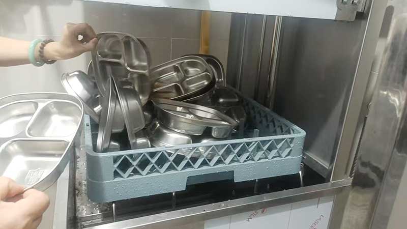驰能洗碗机60秒洗一筐餐具