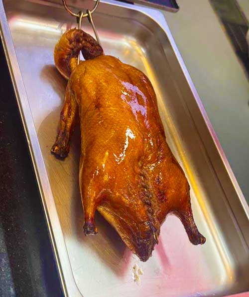 电烤箱做出来的烤鸭