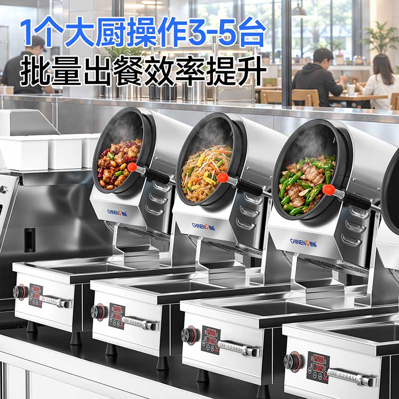 台式自动炒菜机1人操作3-5台
