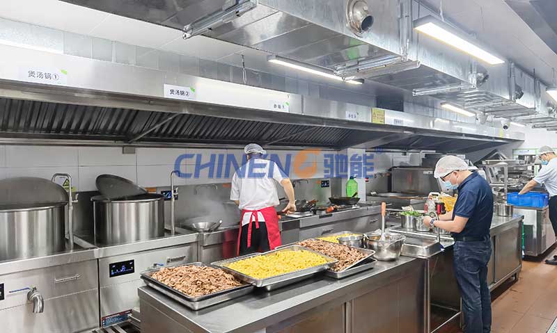 开立医疗食堂厨房烹饪区