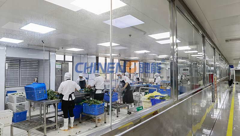 鑫辉餐饮净菜加工间
