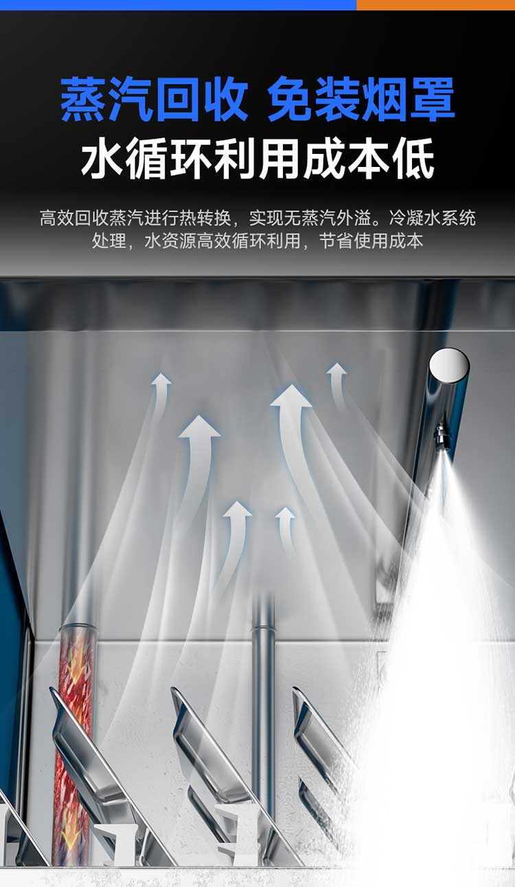 长龙洗碗机蒸汽回收系统